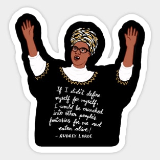 Audrey Lorde Sticker